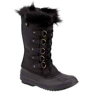 SOREL Joan of Arctic Premium Black Ladies Snow Boots Ski Apres Ski
